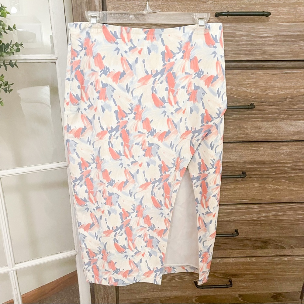 Abercrombie & Fitch Wrap Midi Skirt